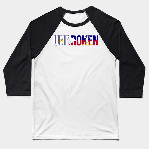 The Unbroken Navy Baseball T-Shirt by tryumphathletics